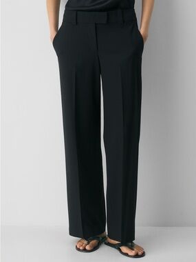 Wilfred Black Wide Leg Trousers